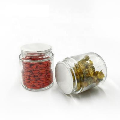 China Food Induction Heat Airtight Seal 1 oz 2 oz 4 oz 6 oz 8 oz 10 oz 12 oz Container Child Safe Eco-Friendly Packaging Glass Jar Custom Made for sale