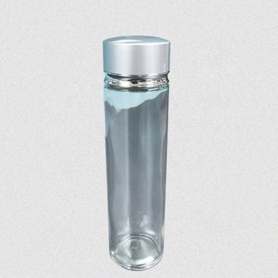 China Personal Care 150Ml Clear Round? Cosmetic glass bottle? With the hat for sale