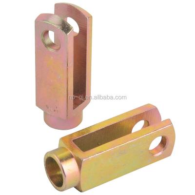 China ISO8140 DIN71752 Carbon Steel Fender Rod End U Clevis With Pin for sale