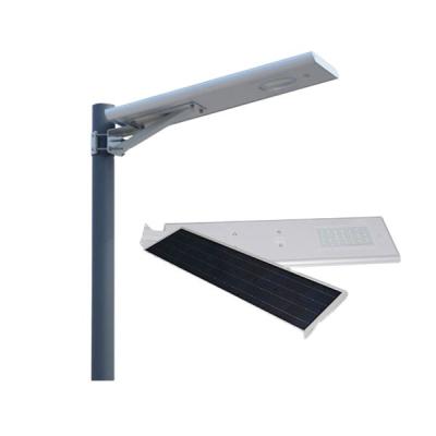 China ROAD Street Park 20w Square PIR Sensor All In One Solar LED Street Light For Road Street Light for sale