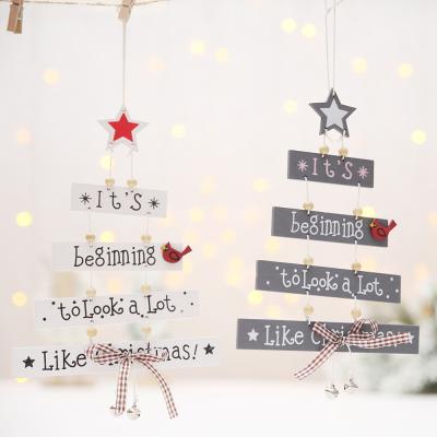 China Europe the new Christmas decorations hanging creative Christmas tree ornaments color letter tree ornaments for sale