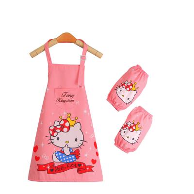 China Neutral/Both Kitchen Painting Men's and Girls' Maids Girls' Art Painting Baby Bib Clothes Kindergarten Kid Baby Waterproof Overclothes for sale