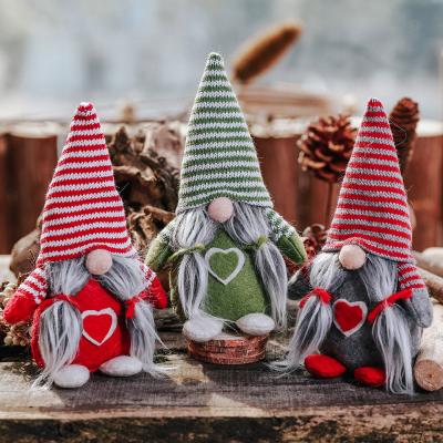 China Europe Christmas decorations stripe hat tied beard no face baby dolls supply items stage decoration foreign trade sales figures for sale