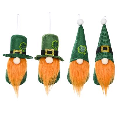 China Europe New St Patrick's Day Ornament Ireland Section Decorate Small Green Dolls Hang Supply Items for sale