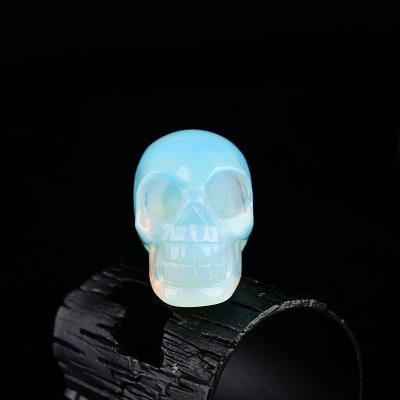 China Wholesale High Quality China Opalite Skull Healing Stones Healing Small Crystal Skull Crystal Stones for sale