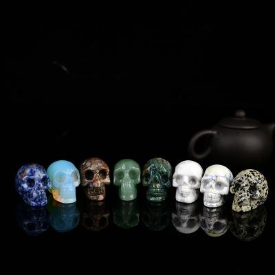 China China Wholesale High Quality Small Crystal Skull Carving Skull Quartz Stones Crystal Skull for sale