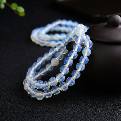 China China Wholesale Opalite Bracelets 4mm 6mm Stretch Bracelets 4mm 6mm Round Crystal Beads Bracelets 8mm for sale