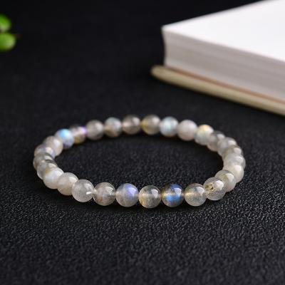 China Wholesale Natural China Lbradorite Bracelets Bead Bracelets Healing Gemstone For Women Fit Bracelet Handmade for sale