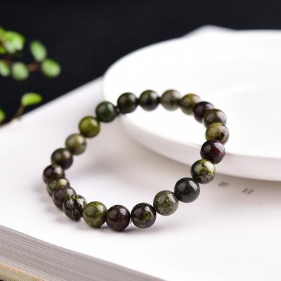 China Wholesale Natural China True Blood Jasper Bracelet Crystals Healing Beaded Bracelet For Men Women Bracelet for sale