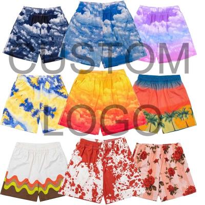 China Anti-wrinkle High Quality Double Layered Summer Multicolor Thick Swimming Men's Sublimation Basketball Polyester Mesh Customized Shorts for sale