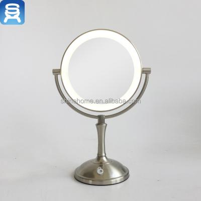 China Promotional Desktop Mirror Makeup Mirror Led Cosmetic Mirror With Led Lights for sale