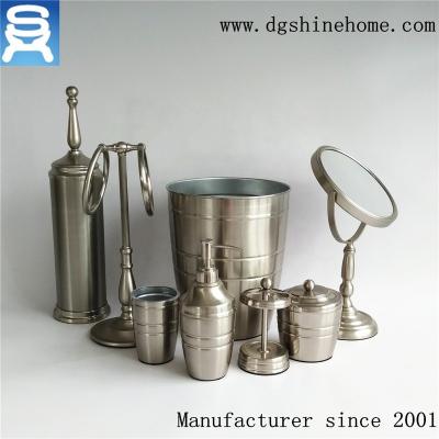 China Hotel bathroom decoration new design fashionable metal bathroom accessory for hotel and household wares for sale