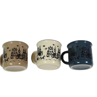 China Low Price Disposable Ceramic Coffee Mug Custom Printing Ceramic Wholesale for sale