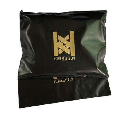 China OEM Recyclable Matte Ziplock Waterproof Bag Eco-Friendly Frosted Zipper Packing Plastic Bag For Clothing for sale