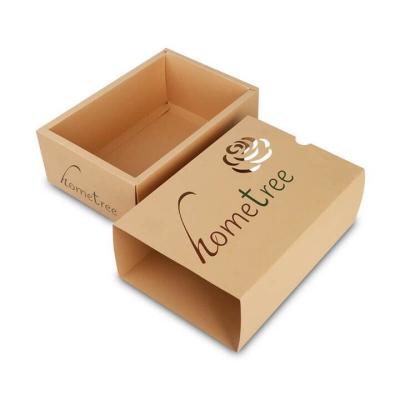 China Recyclable Velvet Logo Folding Drawer Storage Box Custom Made Amazon Paper Slide Cardboard Jewelry Packaging Box for sale