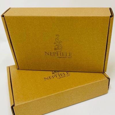 China High Quality Recycled Brown Packaging Materials Paper Corrugated Cardboard Box Recycled Shipping Packaging Mailing Box for sale