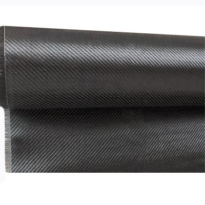 China Abrasion-Resistant 1K 120g Twill Carbon Fiber Bi-direction Fabric for sale