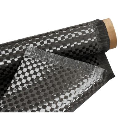 China 12K 200g Single Tow Carbon Fiber Cloth Abrasion-Resistant Widespread Carbon Fiber Cloth With Big Square Pattern for sale