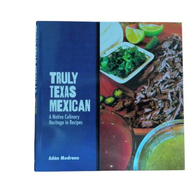 China Wirklich texanisch mexikanisch. Ein kundenspezifischer Katalog für lokale Rezepte mit Softcover-Bindung, glänzender Lamination und Kunstpapier. zu verkaufen