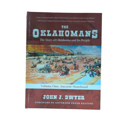 China The Oklahomans Volume I. Serviço de Impressão de Livros de Ensino com Laminagem Brilhante e Smyth costurado à venda