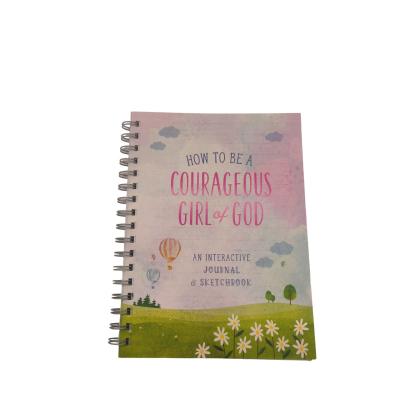 China Christian Themed Journal Sketchbook Custom Journal Printing Softcover With Spot UV And Full Color Inner Pages for sale