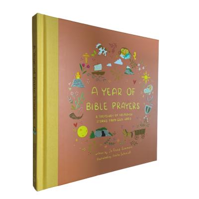 China A Year Of Bible Prayers Double Side Printing Hardcover Christian Children Book Perfect For Children for sale