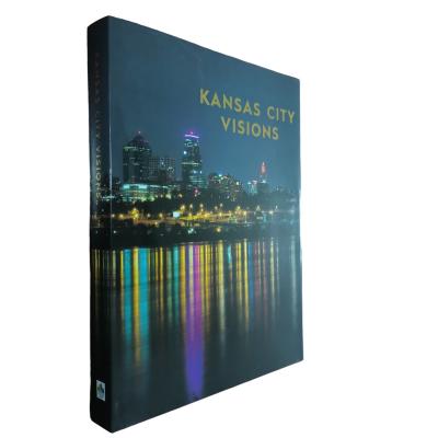 China Kansas City Visions. 9,5 x 12 inch Professionele koffie tafelboek drukdienst met hoesfolie en jas. Te koop