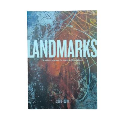 China Landmarks 2008–2018 Professional Art Book Printing CMYK Printed Softcover Art Books With Glossy Inner Pages Finish for sale