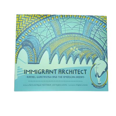 Cina Architetto immigrato. Stampa personalizzata di libri per bambini con giacche lamellate opache e pagine 4c/4c non rivestite. in vendita