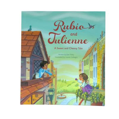 Cina Rubio e Julienne. 115GSM Carta d'arte lucida Offset Libri per bambini Stampa con copertina laminata opaca in vendita