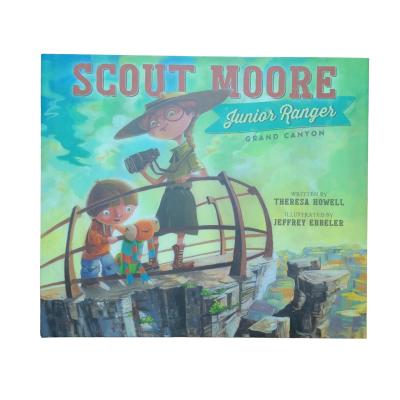 China Scout Moore | Matte Lamination Cover Finishing Full Color 4c/4c Children Book Printing With 157GSM Gloss Art Paper for sale