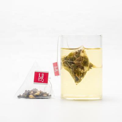 China Private Tea Fruit Flavor Pyramid Bags 3g Peach Oolong Tea Fruit Tea Bags for sale