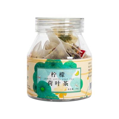 China Tea Bags Slimming Tea Lemon Lotus Leaf Tea Detox Tea For Weight Loss for sale