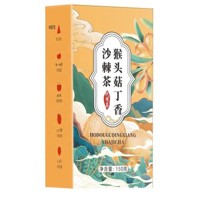 China Natural Herbal Lion's Mane Mushroom Sea Buckthorn Clove Tea Bags Blended Digestion Tea for sale