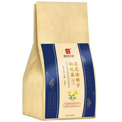 China Clear Tea Detox Herbal Tea Chrysanthemum Cassia Seed Goji Flavor Liver Tea Bags for sale