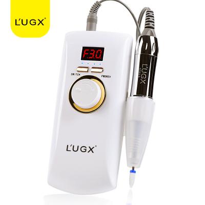 China UGX 30000 RPM Portable Low Noise/Brushless Cordless Crazy Electric Nail Drill for sale