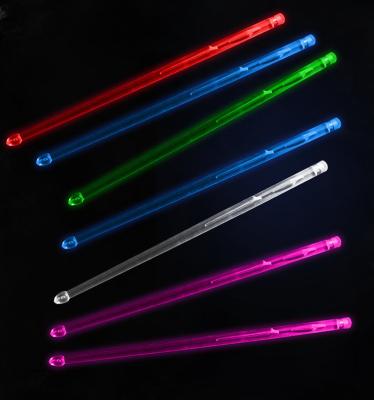 China Wholesale PC LED Flashing Light Luminous Drumstick For Stage Show for sale