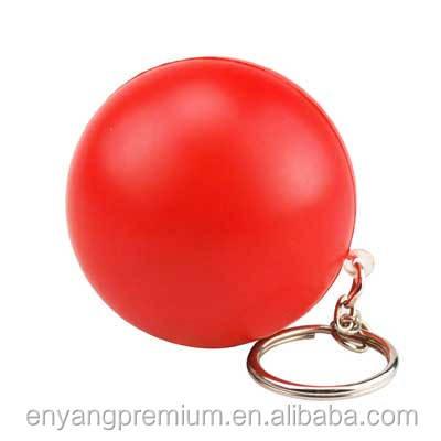 China Soft Cheap Squishy Ball Stress Reliever Soft PU Keychains Slow Rising Toy Toy for sale