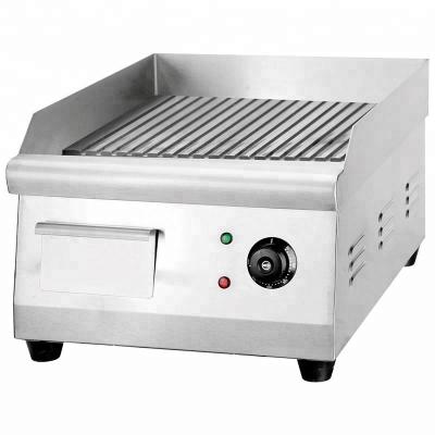 China Commercial stainless steel+iron kitchen equipment electric griddle for sale