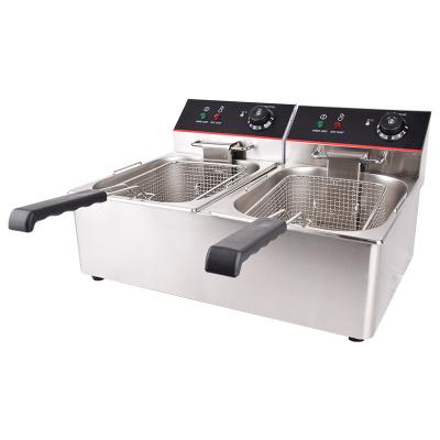 China Stylish Commercial Electric Farms Table Top Deep Fryer Machine / Automatic Fryer Machine Catering Equipment for sale