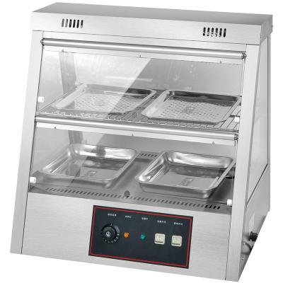 China TFW-2X2 Stainless Steel Display Showcase Hot Food Warmer for sale