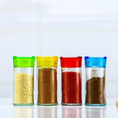 China Viable Glass BBQ Seasoning Bottle Small Salt And Pepper Shaker For Kitchen for sale