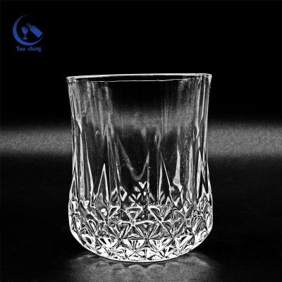 China YOUCHENG Elegant 205ml Round Shape Coffee Tea Wine Cup High Quality Glass for sale