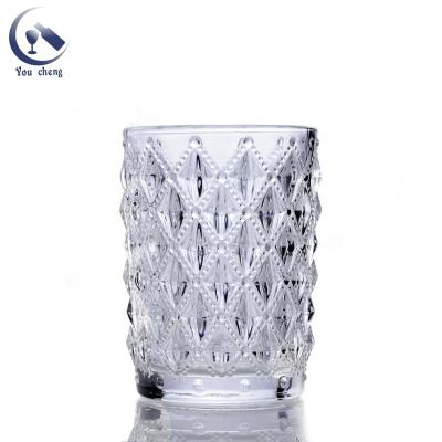 China YOUCHENG 220ml Modern Luxury Whiskey White Wine Coffee Beer Mug Glass Clear for sale