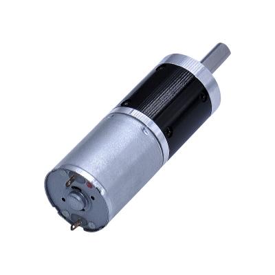 China drip-proof TT motor 12v/24v carbon brush motor 370CA with 24mm planetary gear dc motor for sale