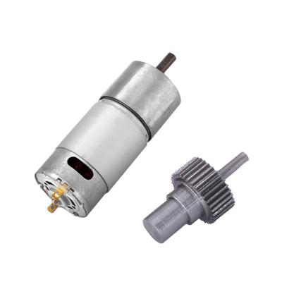 China high torque 12V dc transmission cheap motor dripproof powerful motor small reduction gear for sale