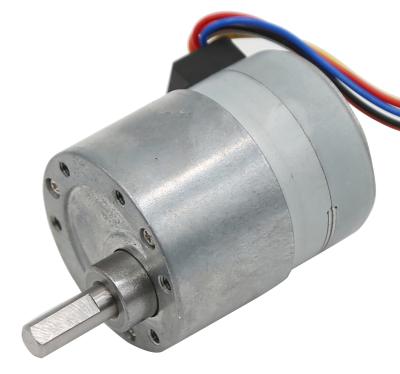 China Explosion Proof Stepper Motor With Gearbox 12V DC Motor Low Speed ​​High Torque 800mNm High Torque DC Motor for sale