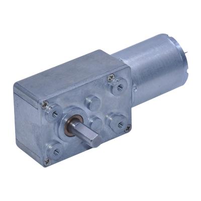 China hot selling 32x46mm drip proof self locked high torque applied in coffee machine dc worm gear motor for sale