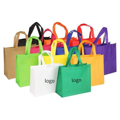 China Custom Handled Tote Bag Grocery Shopping Bag Reusable Recycled Non Woven Tote Bag Eco - Friendly for sale