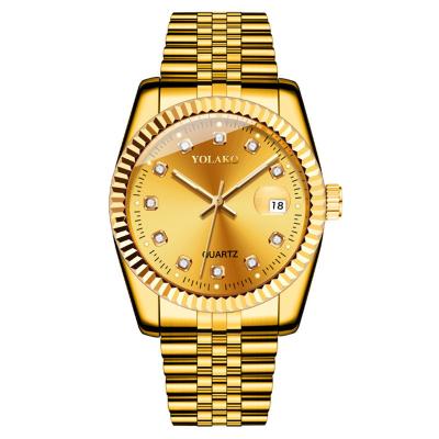 China 2021 Hot Selling Day/Date Quartz Couple Watch Fashion Business Men's Watch CW-2 for sale